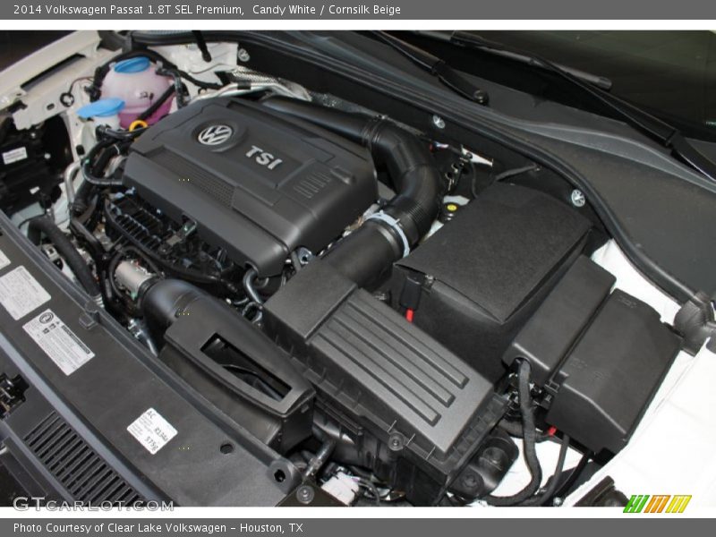 Candy White / Cornsilk Beige 2014 Volkswagen Passat 1.8T SEL Premium
