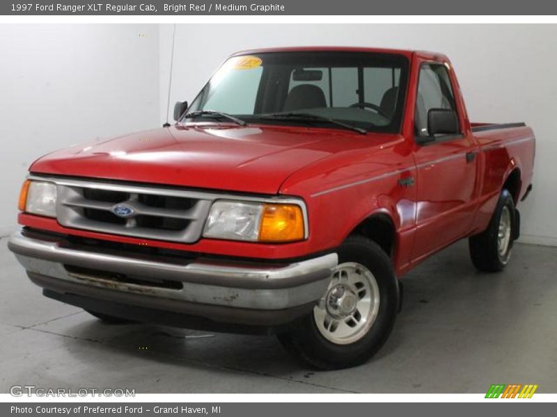 Bright Red / Medium Graphite 1997 Ford Ranger XLT Regular Cab