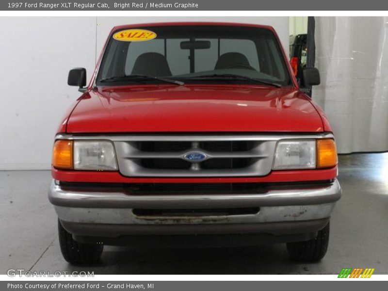 Bright Red / Medium Graphite 1997 Ford Ranger XLT Regular Cab