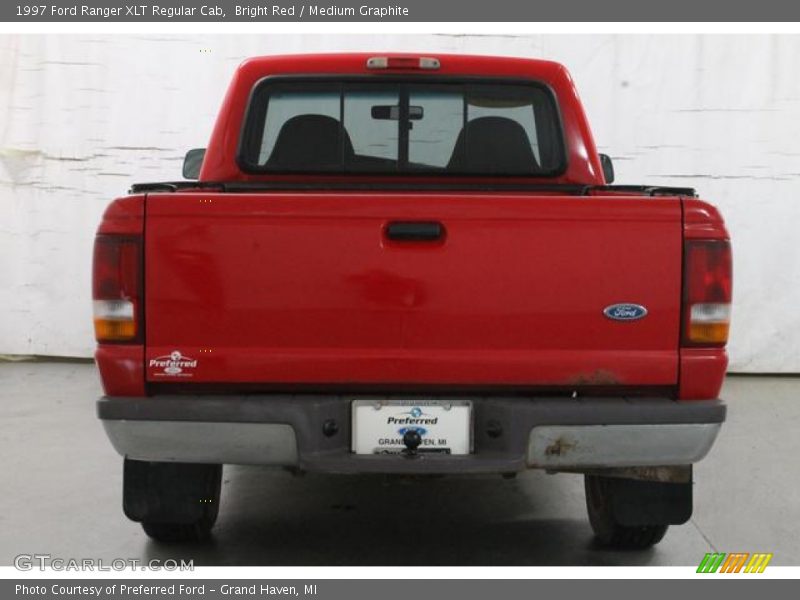 Bright Red / Medium Graphite 1997 Ford Ranger XLT Regular Cab