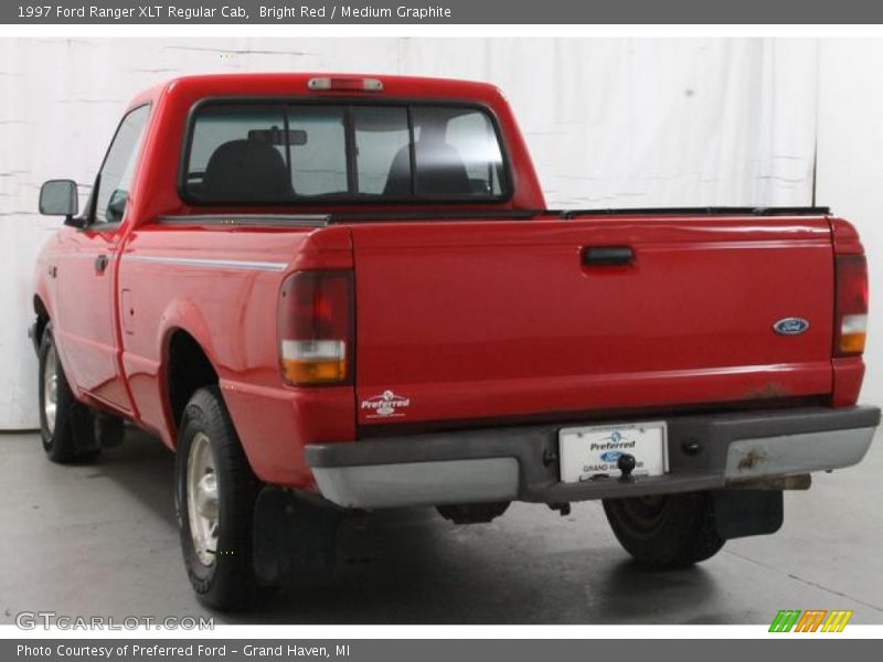 Bright Red / Medium Graphite 1997 Ford Ranger XLT Regular Cab