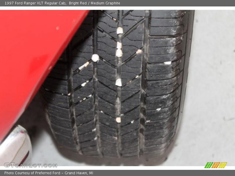 Bright Red / Medium Graphite 1997 Ford Ranger XLT Regular Cab