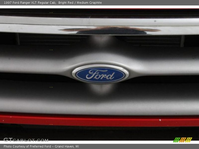 Bright Red / Medium Graphite 1997 Ford Ranger XLT Regular Cab