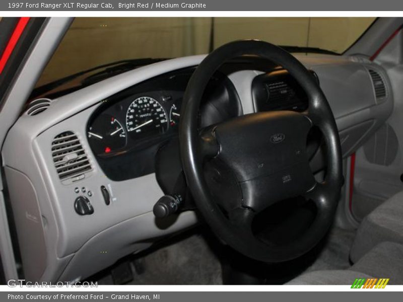 Bright Red / Medium Graphite 1997 Ford Ranger XLT Regular Cab