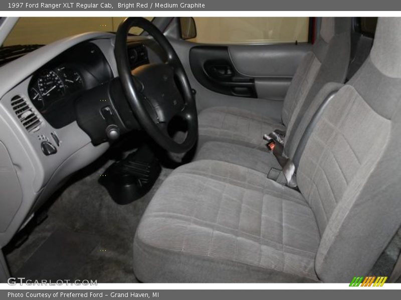 Bright Red / Medium Graphite 1997 Ford Ranger XLT Regular Cab