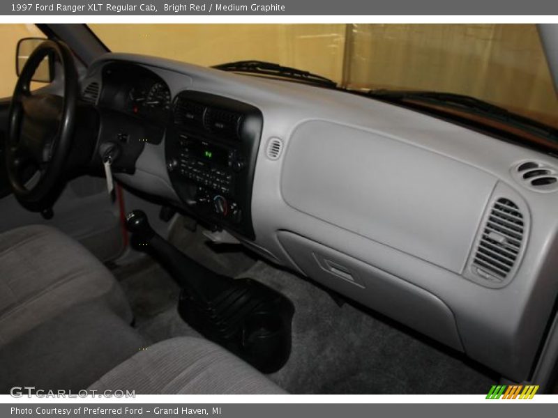 Bright Red / Medium Graphite 1997 Ford Ranger XLT Regular Cab