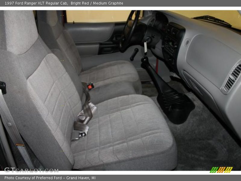 Bright Red / Medium Graphite 1997 Ford Ranger XLT Regular Cab