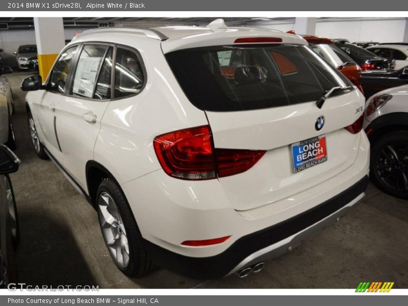 Alpine White / Black 2014 BMW X1 sDrive28i