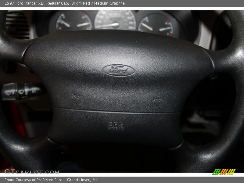 Bright Red / Medium Graphite 1997 Ford Ranger XLT Regular Cab