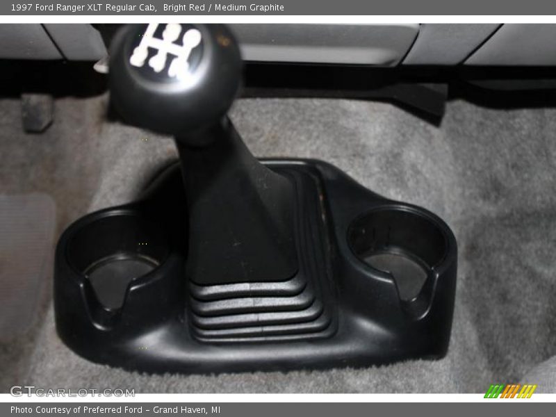 Bright Red / Medium Graphite 1997 Ford Ranger XLT Regular Cab