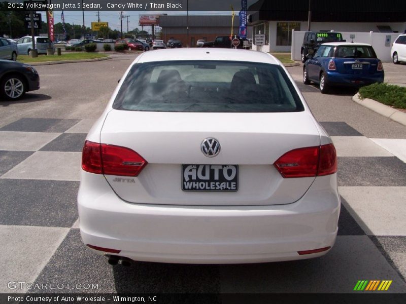 Candy White / Titan Black 2012 Volkswagen Jetta S Sedan