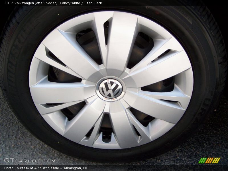Candy White / Titan Black 2012 Volkswagen Jetta S Sedan