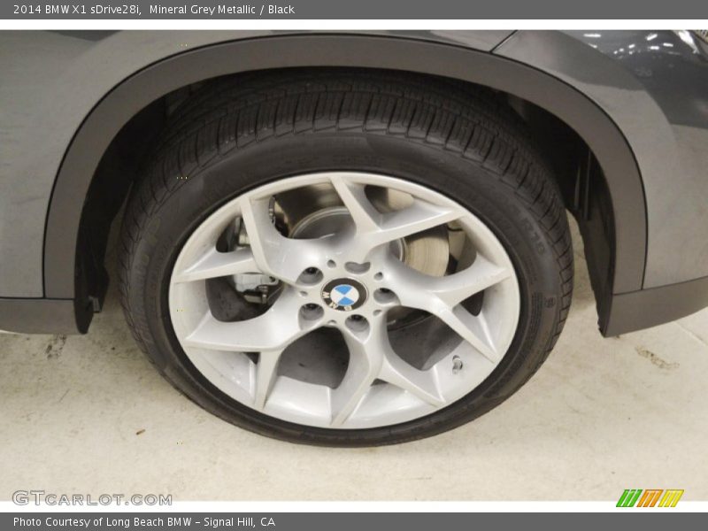 Mineral Grey Metallic / Black 2014 BMW X1 sDrive28i