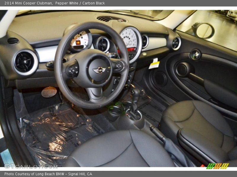  2014 Cooper Clubman Carbon Black Interior