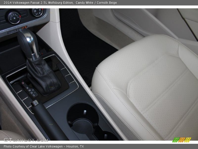 Candy White / Cornsilk Beige 2014 Volkswagen Passat 2.5L Wolfsburg Edition