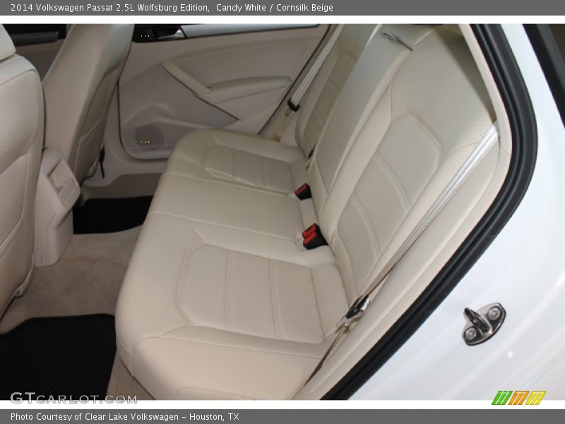Candy White / Cornsilk Beige 2014 Volkswagen Passat 2.5L Wolfsburg Edition