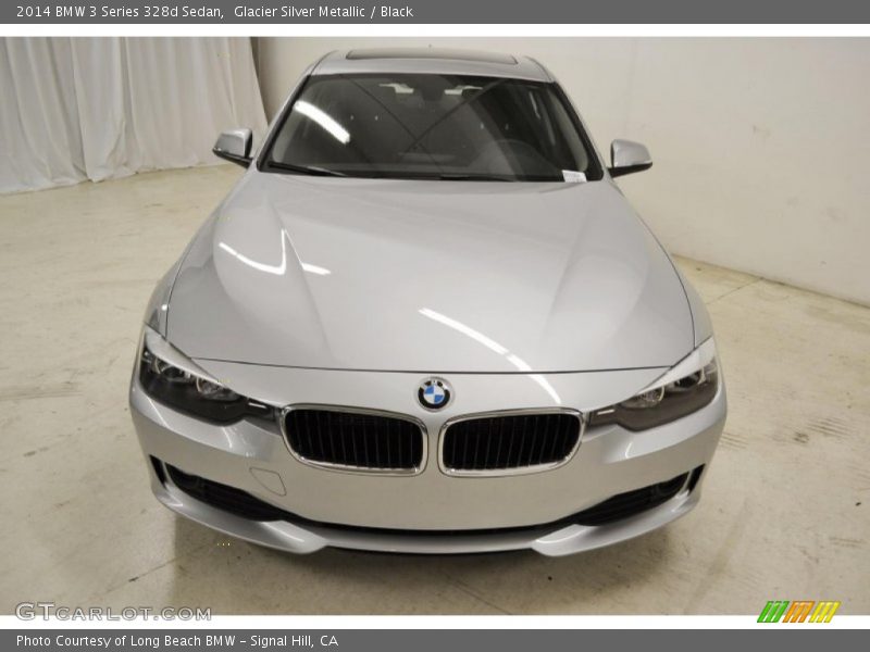 Glacier Silver Metallic / Black 2014 BMW 3 Series 328d Sedan
