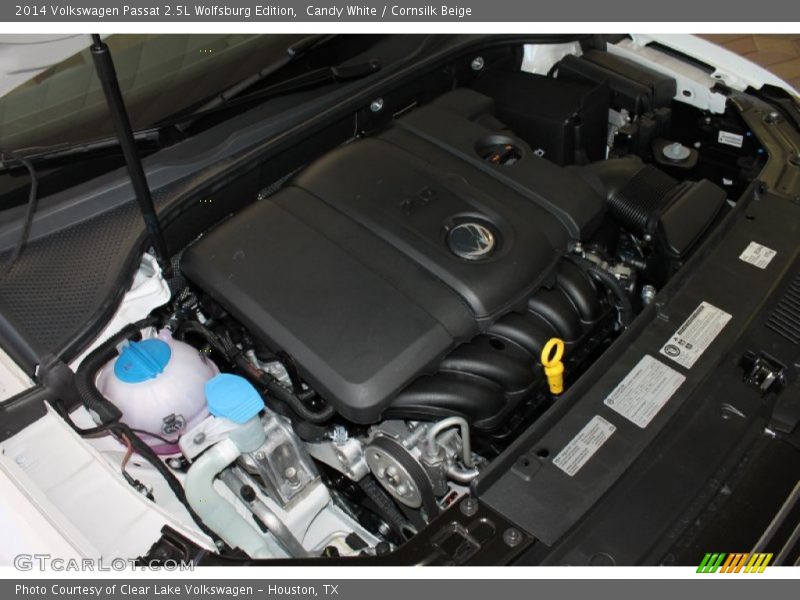 Candy White / Cornsilk Beige 2014 Volkswagen Passat 2.5L Wolfsburg Edition