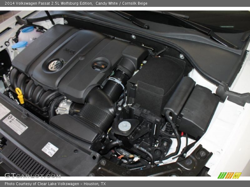 Candy White / Cornsilk Beige 2014 Volkswagen Passat 2.5L Wolfsburg Edition