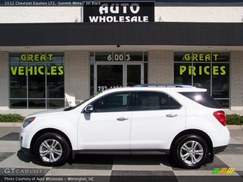 Summit White / Jet Black 2012 Chevrolet Equinox LTZ