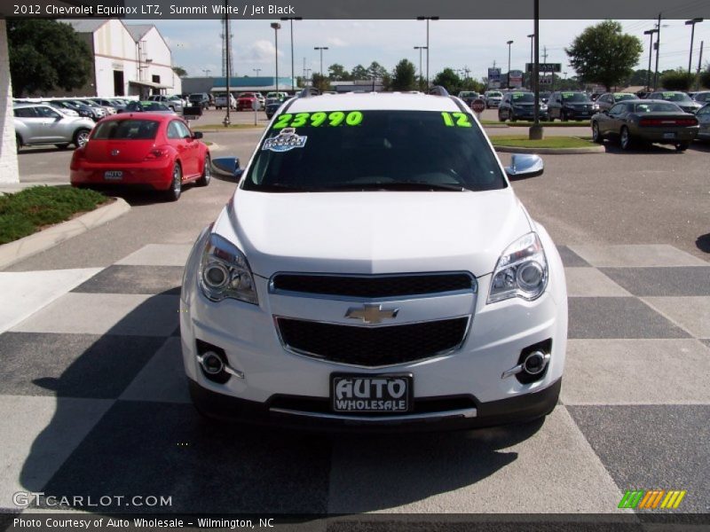 Summit White / Jet Black 2012 Chevrolet Equinox LTZ