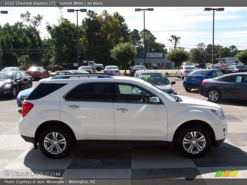 Summit White / Jet Black 2012 Chevrolet Equinox LTZ