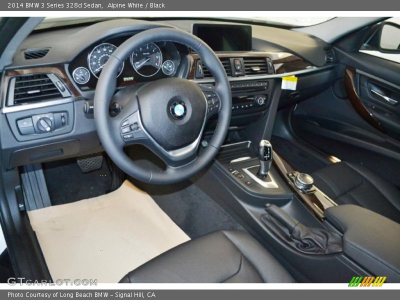 Alpine White / Black 2014 BMW 3 Series 328d Sedan