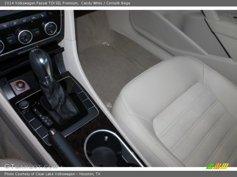 Candy White / Cornsilk Beige 2014 Volkswagen Passat TDI SEL Premium