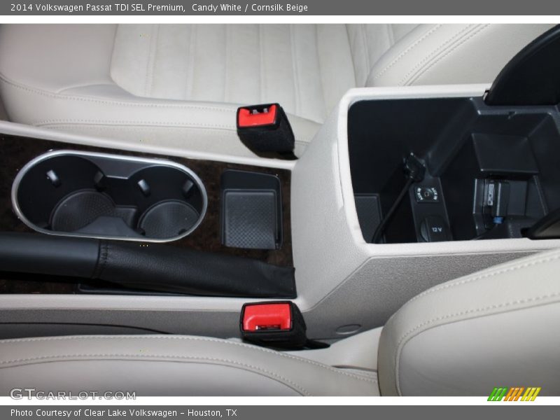 Candy White / Cornsilk Beige 2014 Volkswagen Passat TDI SEL Premium