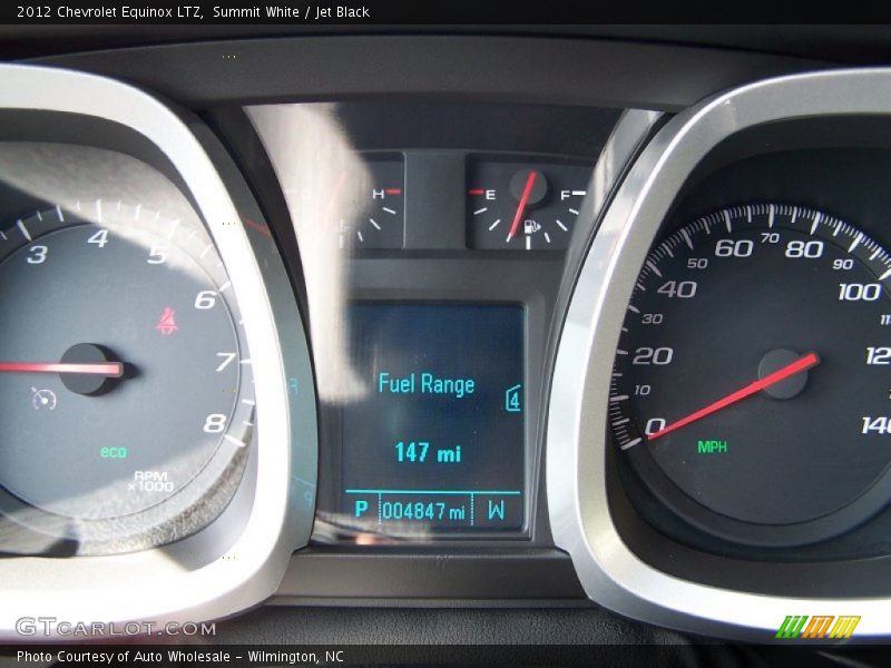 Summit White / Jet Black 2012 Chevrolet Equinox LTZ