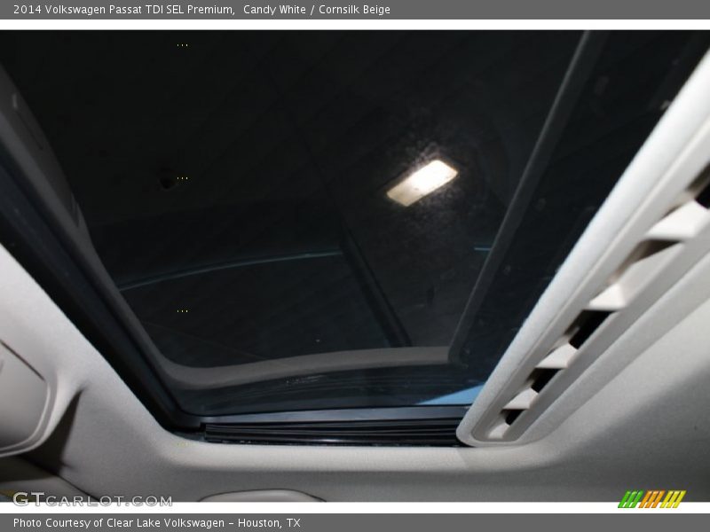 Candy White / Cornsilk Beige 2014 Volkswagen Passat TDI SEL Premium