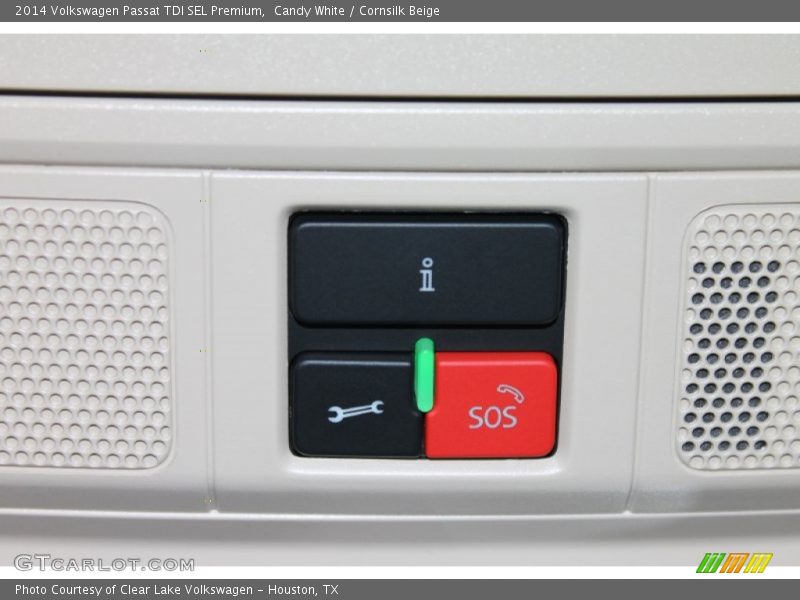 Candy White / Cornsilk Beige 2014 Volkswagen Passat TDI SEL Premium