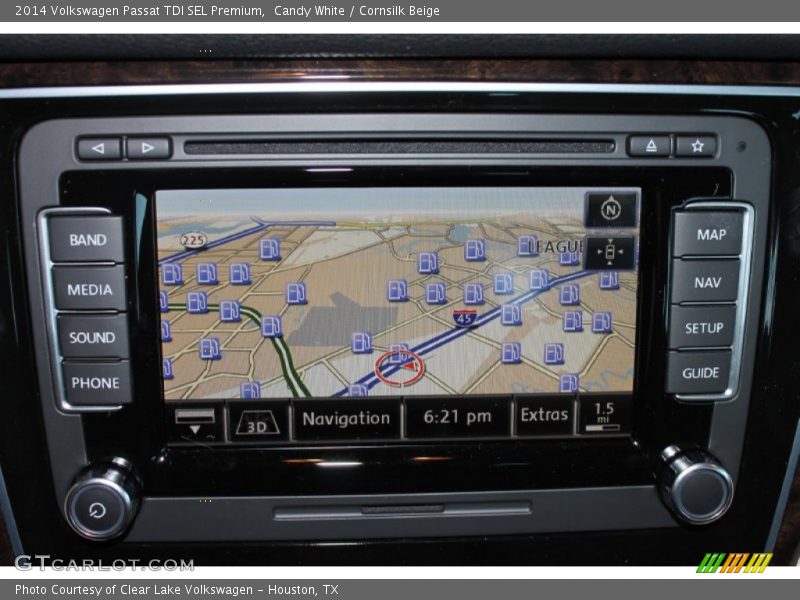 Candy White / Cornsilk Beige 2014 Volkswagen Passat TDI SEL Premium
