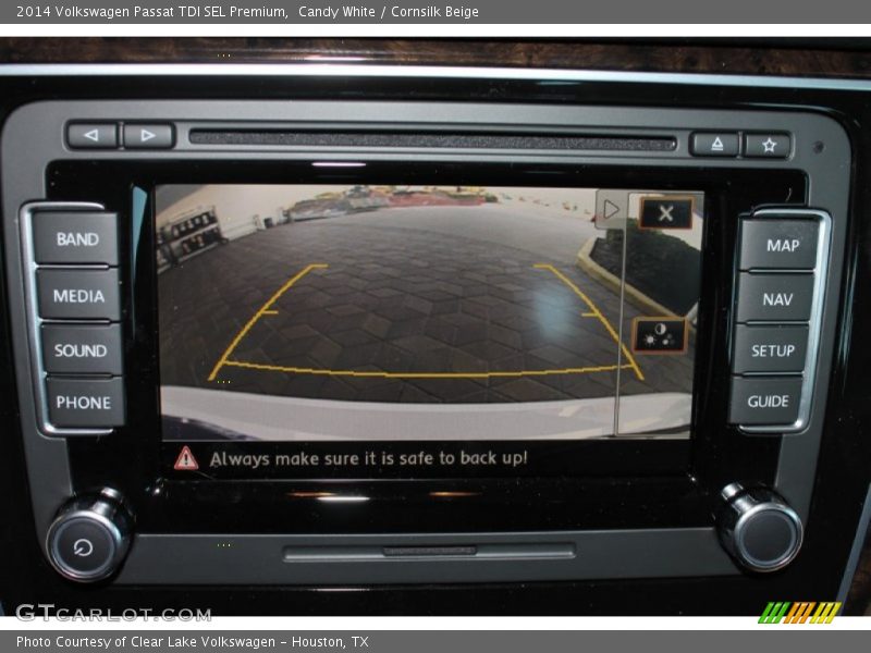 Candy White / Cornsilk Beige 2014 Volkswagen Passat TDI SEL Premium