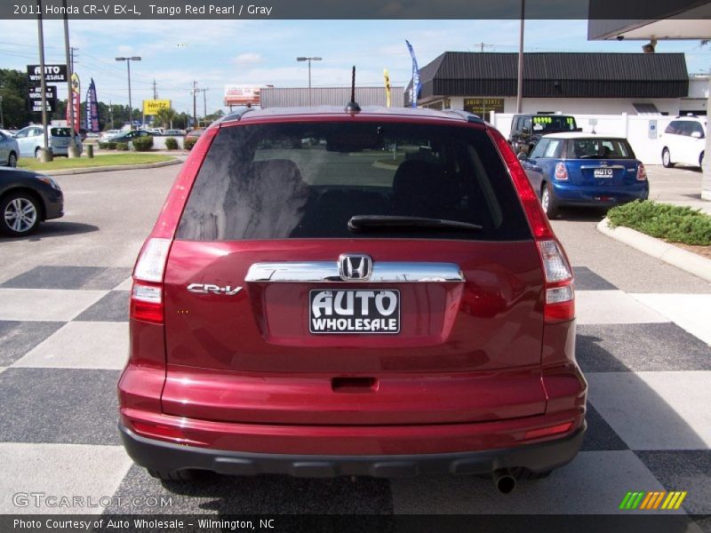 Tango Red Pearl / Gray 2011 Honda CR-V EX-L