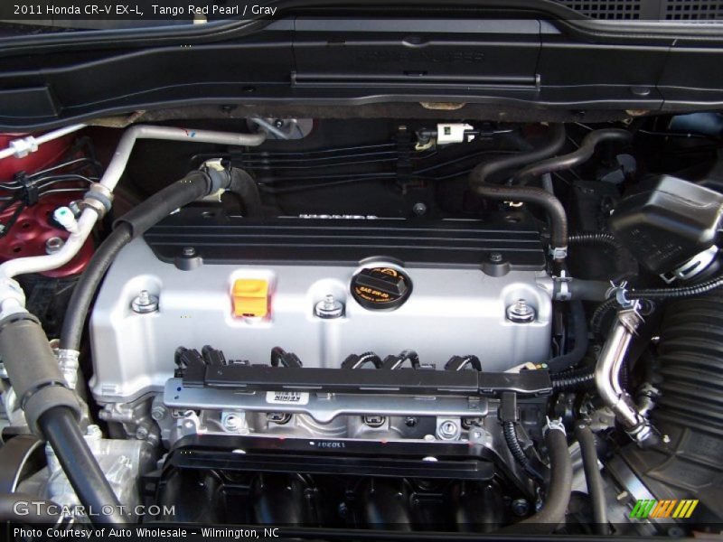 Tango Red Pearl / Gray 2011 Honda CR-V EX-L