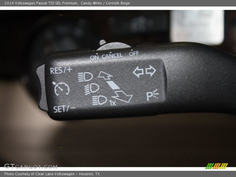 Candy White / Cornsilk Beige 2014 Volkswagen Passat TDI SEL Premium