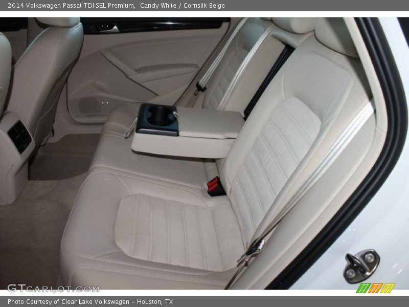 Candy White / Cornsilk Beige 2014 Volkswagen Passat TDI SEL Premium
