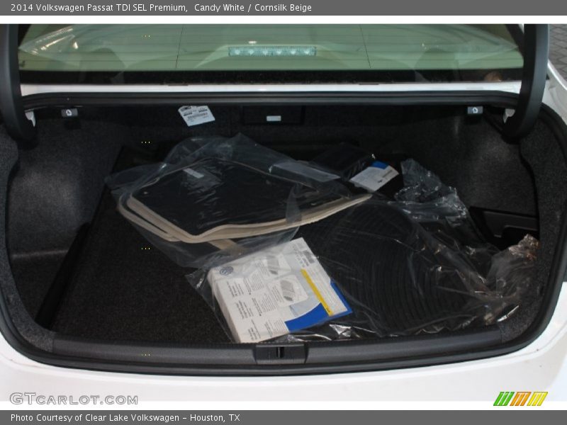 Candy White / Cornsilk Beige 2014 Volkswagen Passat TDI SEL Premium