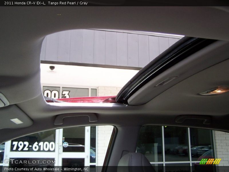 Tango Red Pearl / Gray 2011 Honda CR-V EX-L