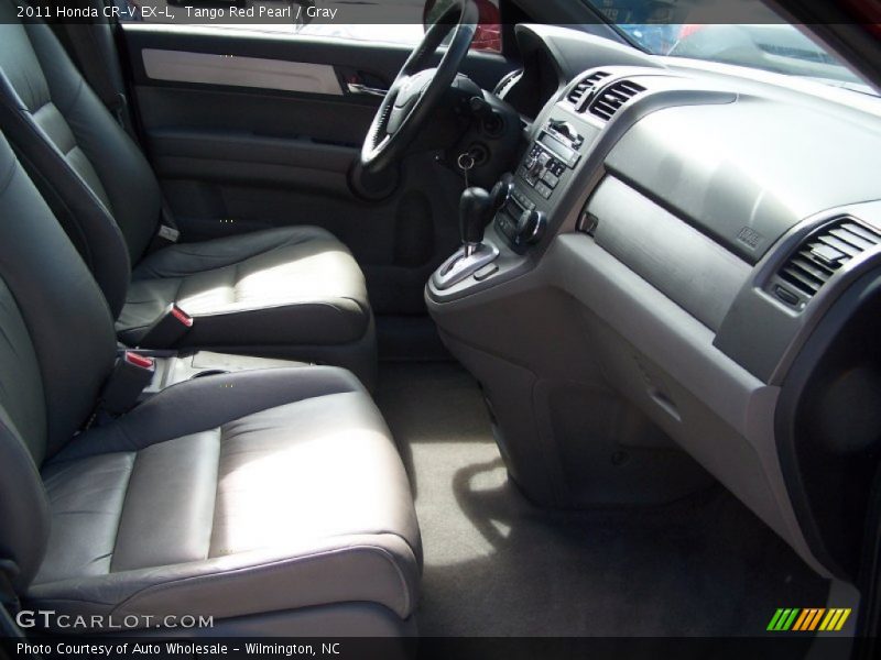 Tango Red Pearl / Gray 2011 Honda CR-V EX-L