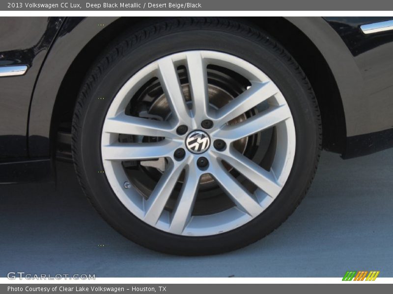 Deep Black Metallic / Desert Beige/Black 2013 Volkswagen CC Lux