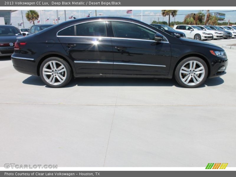 Deep Black Metallic / Desert Beige/Black 2013 Volkswagen CC Lux
