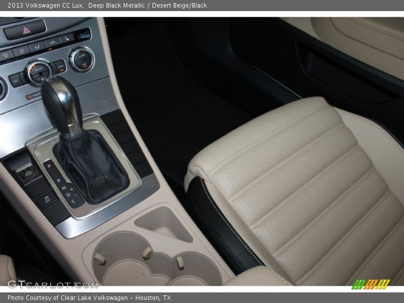 Deep Black Metallic / Desert Beige/Black 2013 Volkswagen CC Lux