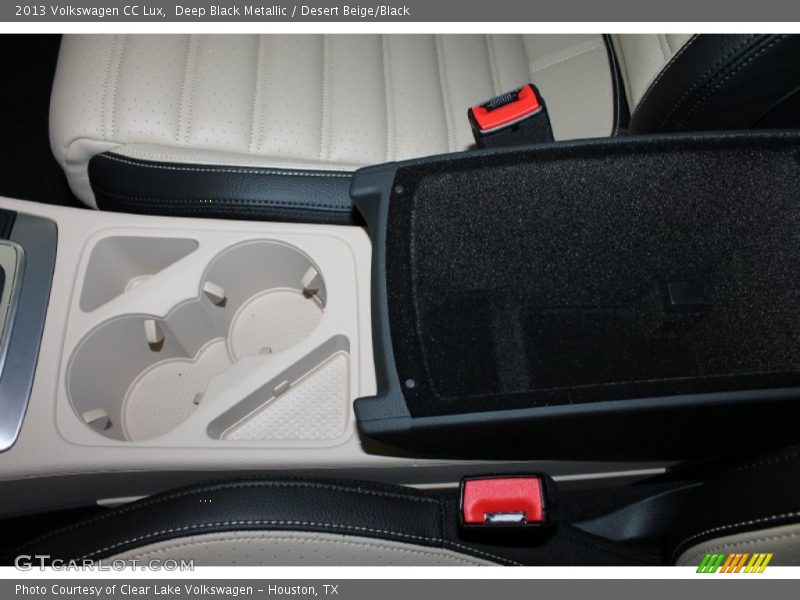Deep Black Metallic / Desert Beige/Black 2013 Volkswagen CC Lux
