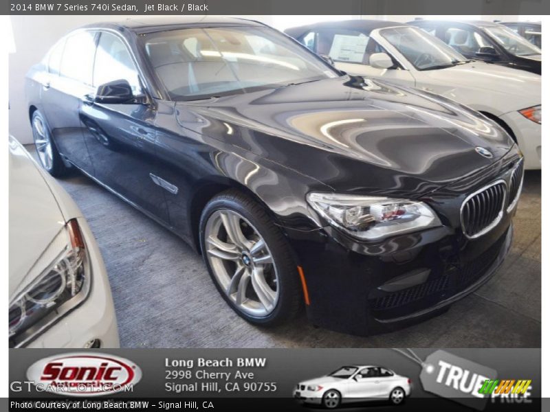 Jet Black / Black 2014 BMW 7 Series 740i Sedan