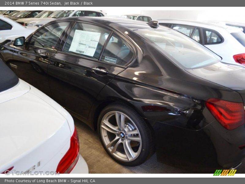 Jet Black / Black 2014 BMW 7 Series 740i Sedan