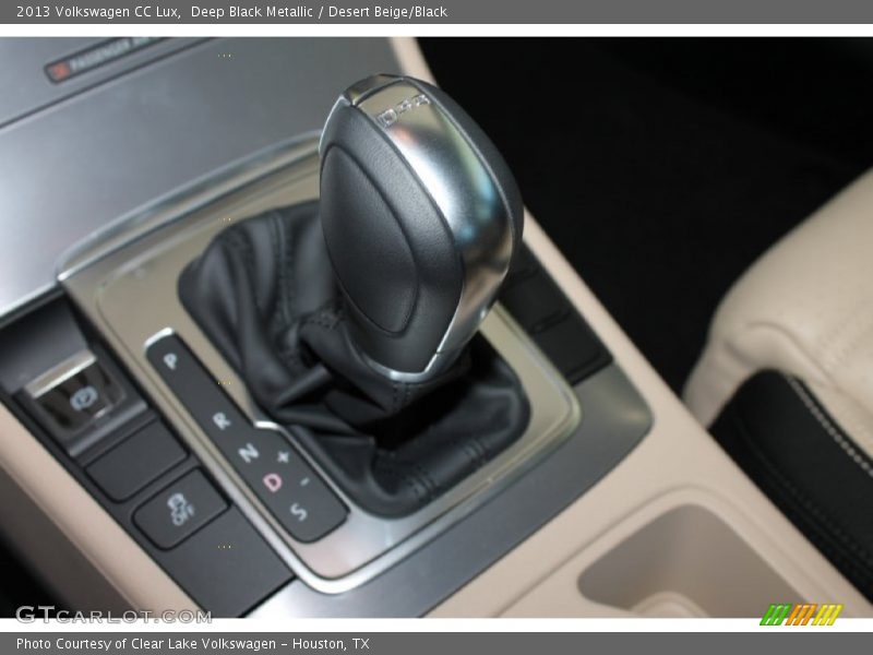 Deep Black Metallic / Desert Beige/Black 2013 Volkswagen CC Lux