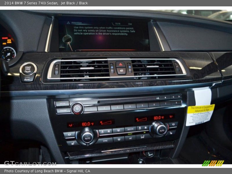 Jet Black / Black 2014 BMW 7 Series 740i Sedan