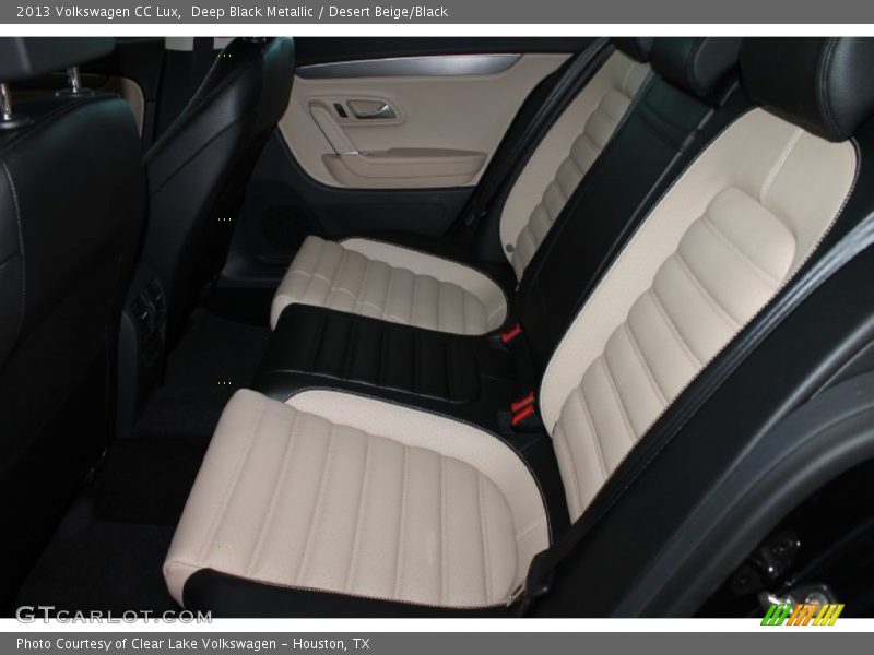 Deep Black Metallic / Desert Beige/Black 2013 Volkswagen CC Lux